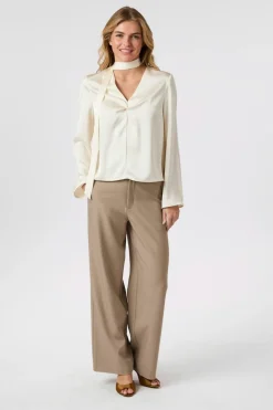 Nnsusanna Heavy Sateen Blouse 165018