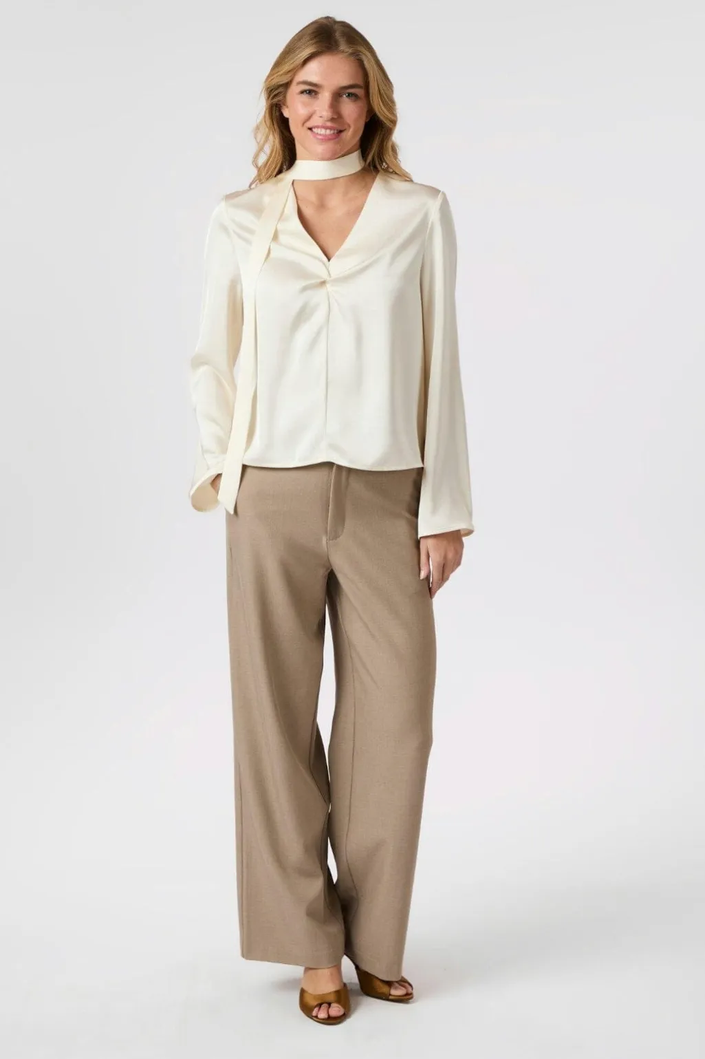Nnsusanna Heavy Sateen Blouse 165018