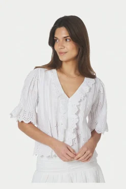 Nntalise Emb Blouse 168711