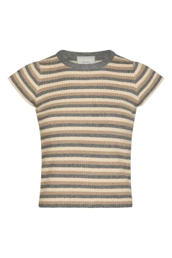 Nntirra Simple Stripe Knit Top 166630