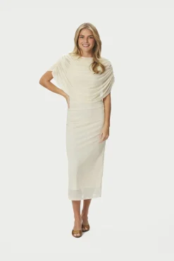 Nntottuna Long Drapy Mesh Dress 168451