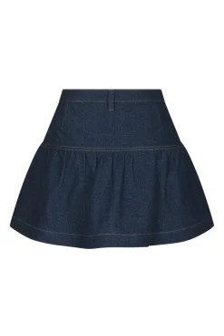 Nntripa Denim Frill Skirt 165971