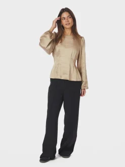Nnvanya Crushed Sateen Blouse 167481