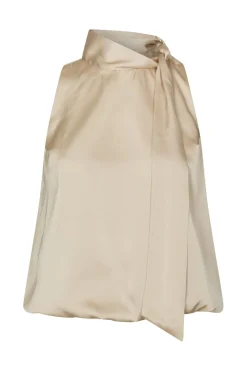 Nnveda Drapy Satin Top 166605