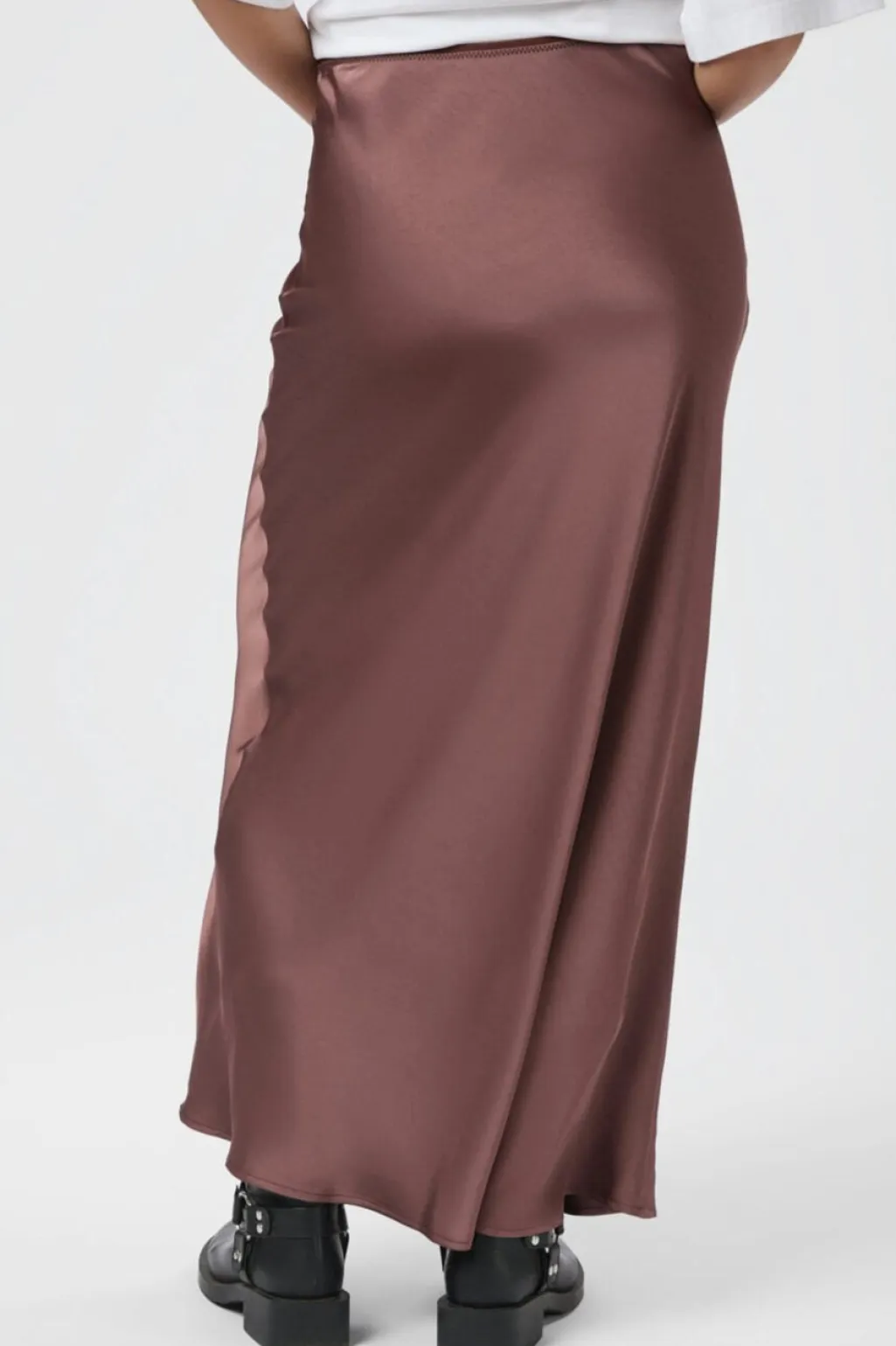 Nnvicky Heavy Sateen Skirt 159588
