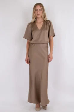 Nnvicky Heavy Sateen Skirt