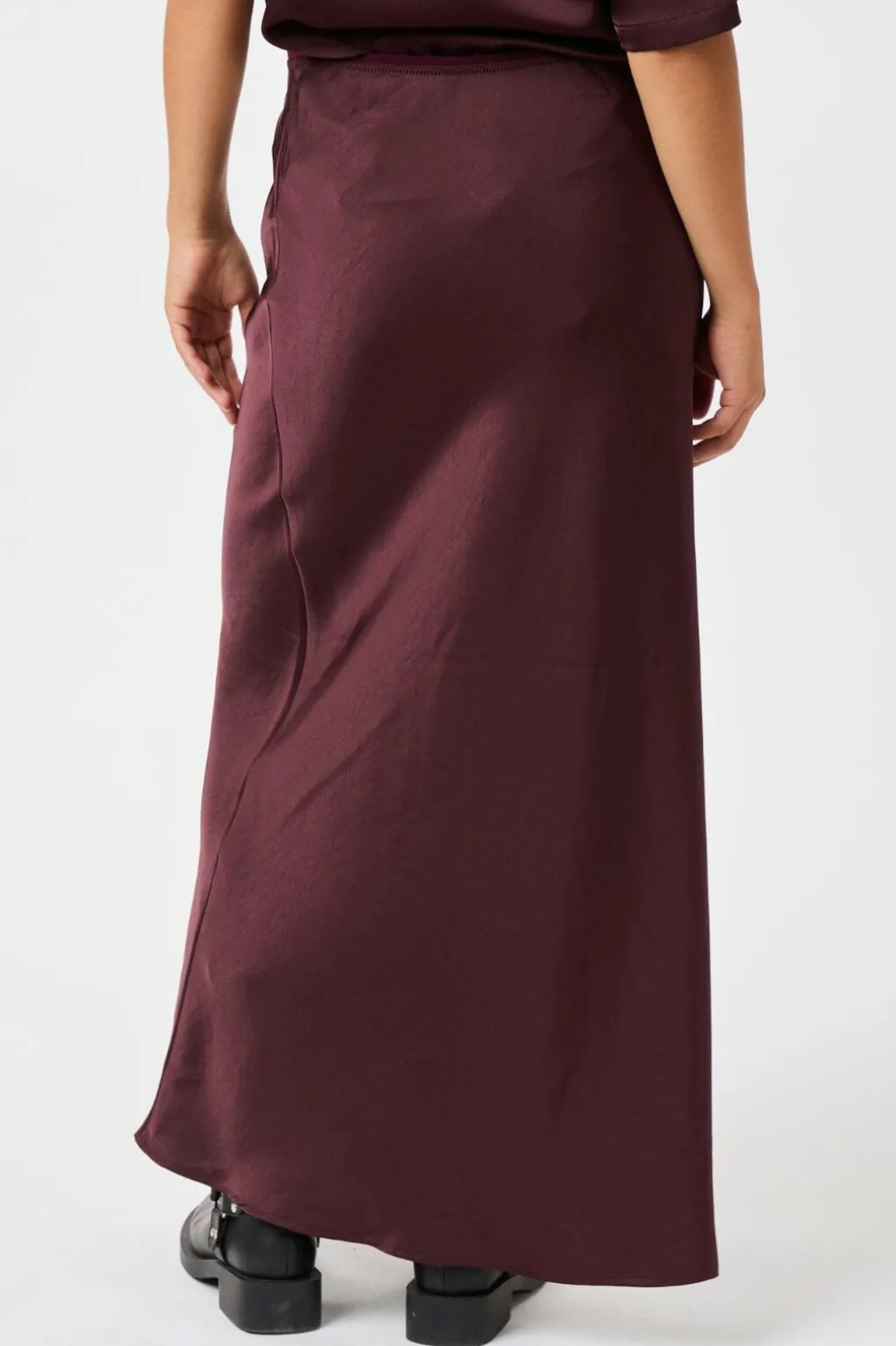 Nnvicky Heavy Sateen Skirt 159588
