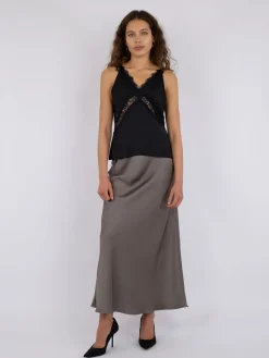 Nnvicky Heavy Sateen Skirt