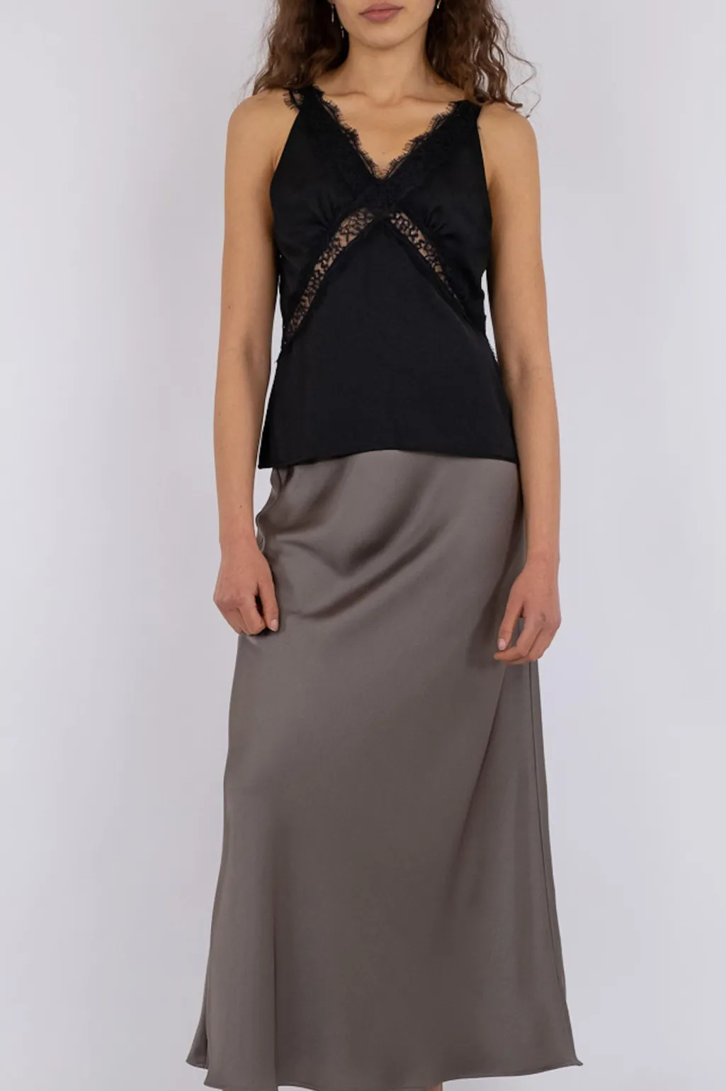 Nnvicky Heavy Sateen Skirt