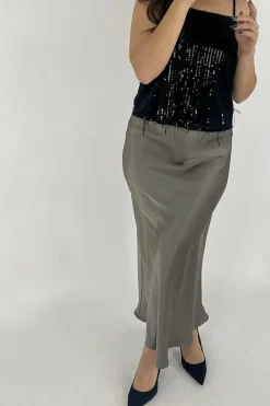 Nnvicky Heavy Sateen Skirt