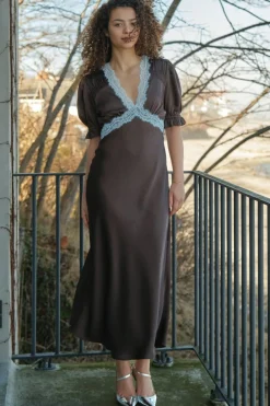 Nnvipe Lace Maxi Dress 167735
