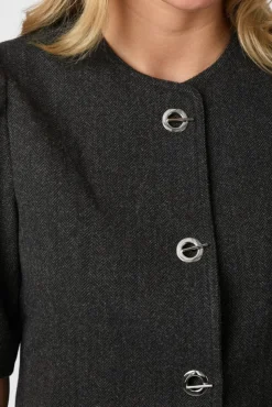 Nnxanthe Herringbone Blazer 165683