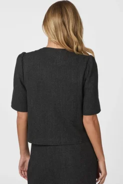 Nnxanthe Herringbone Blazer 165683