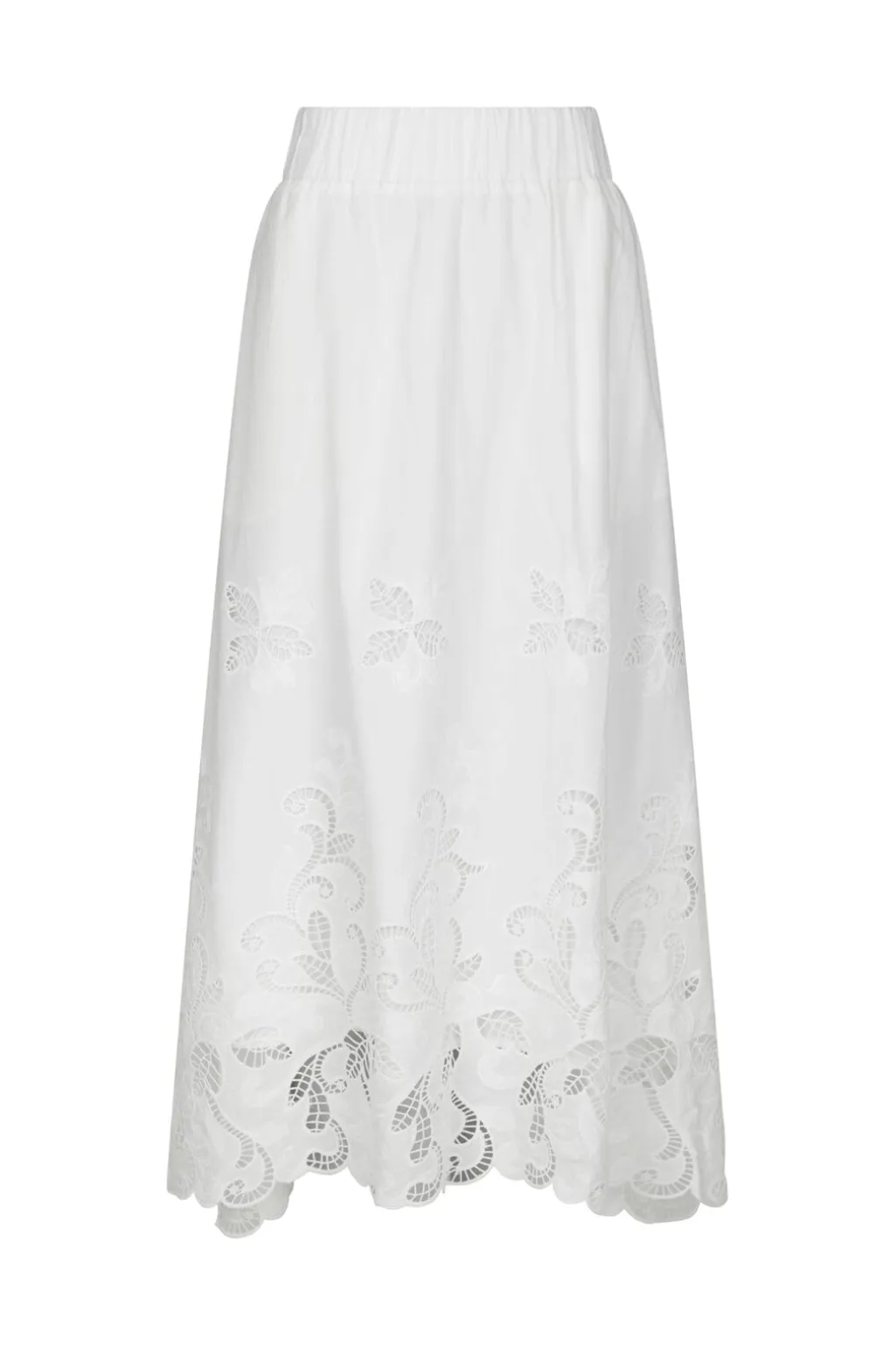 Nnyara Long Emb Skirt 168438