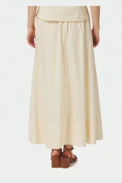 Nnyara Long Poplin Skirt 163076