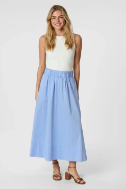 Nnyara Long Poplin Skirt 163076