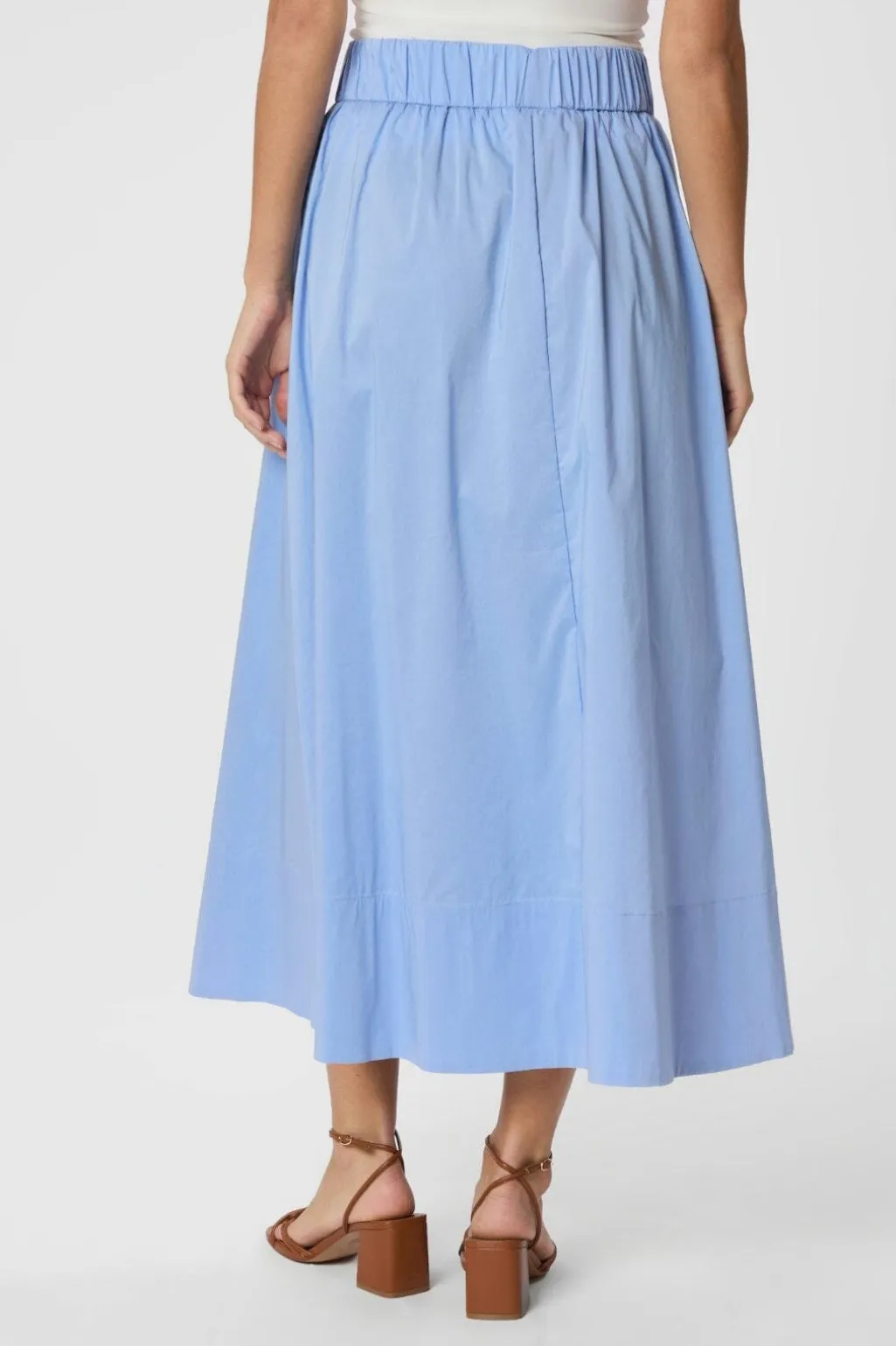 Nnyara Long Poplin Skirt 163076