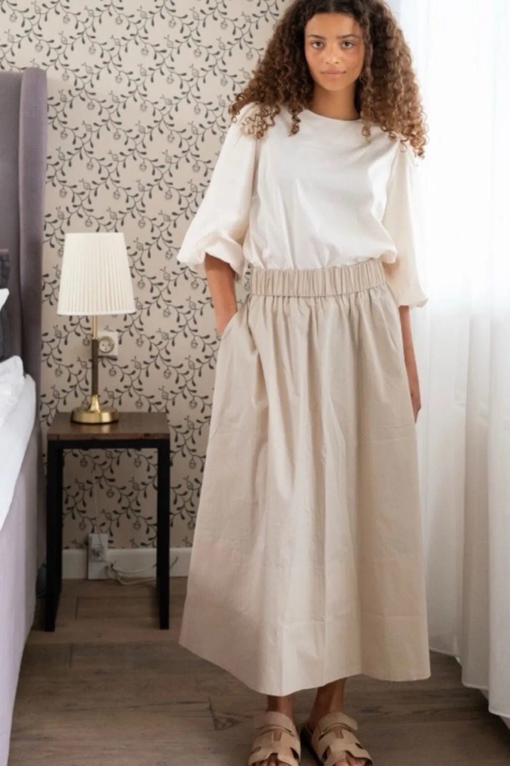 Nnyara Poplin Skirt