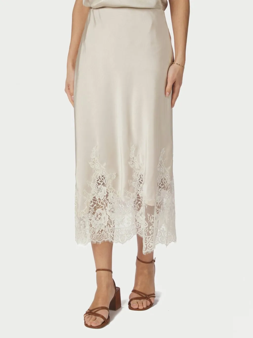 Nnyelina Heavy Sateen Skirt 169332