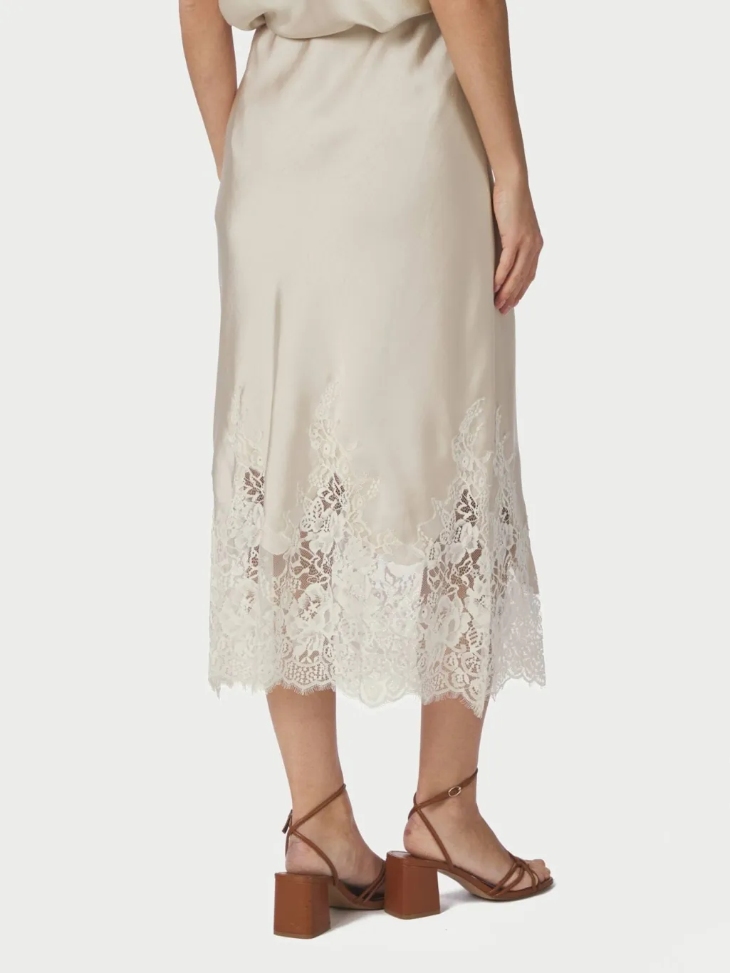 Nnyelina Heavy Sateen Skirt 169332