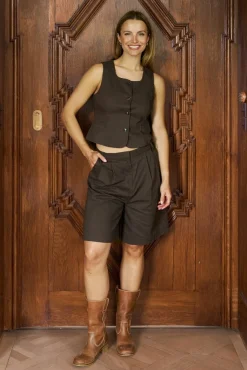 Nnyula Linen Waistcoat 165181