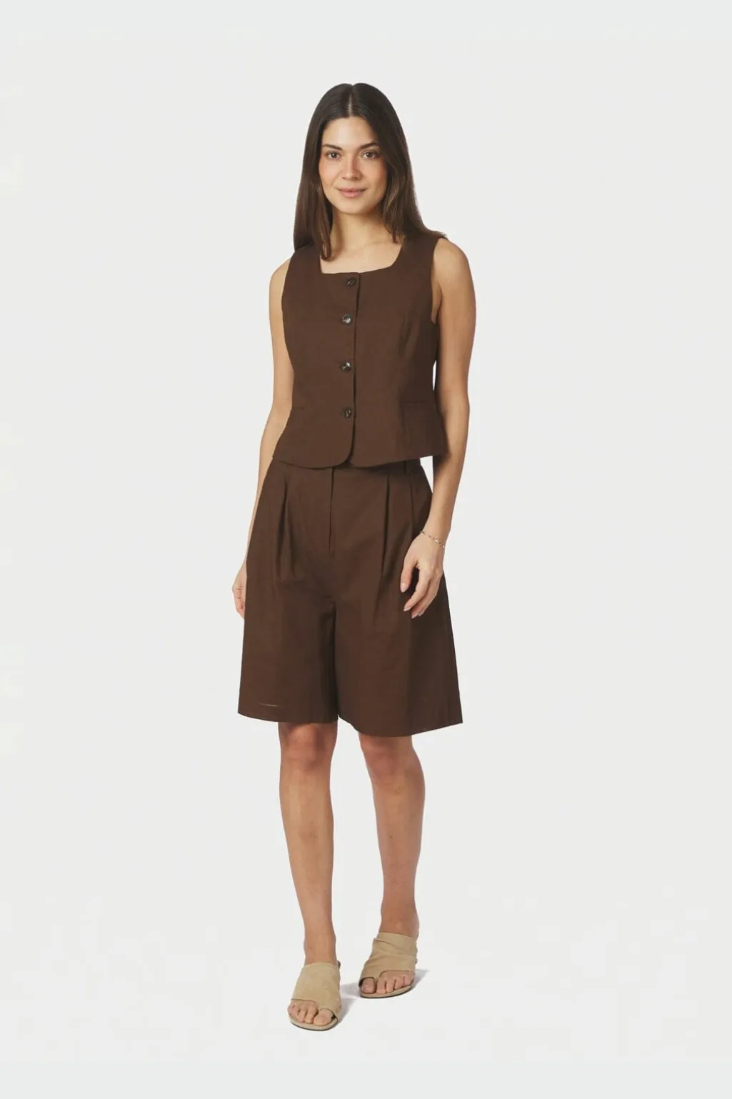 Nnyula Linen Waistcoat 165181