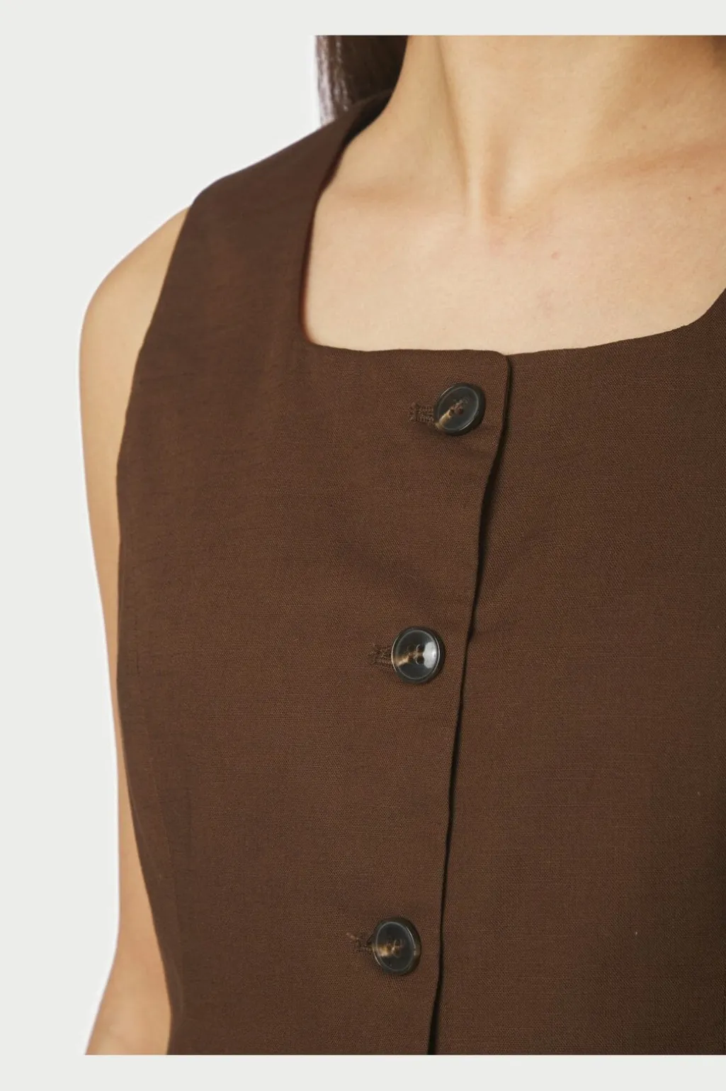 Nnyula Linen Waistcoat 165181