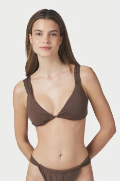 Nnzadie Solid Bikini Top 167804