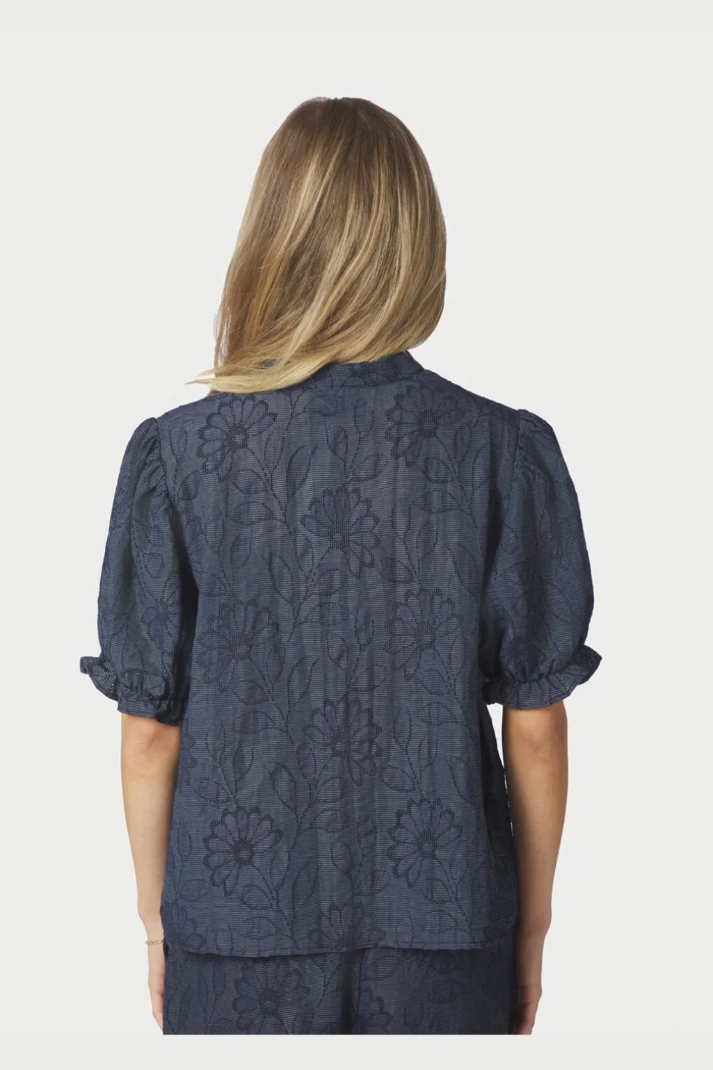 Nnzika Flower Stripe Blouse 168493