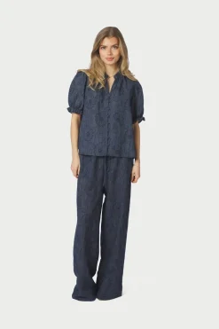 Nnzika Flower Stripe Blouse 168493