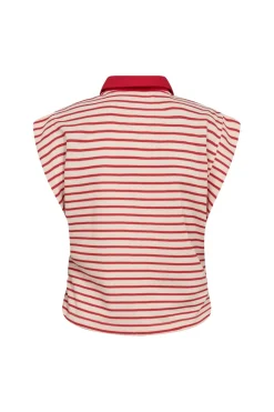Normacc Stripe Polo Top 43024