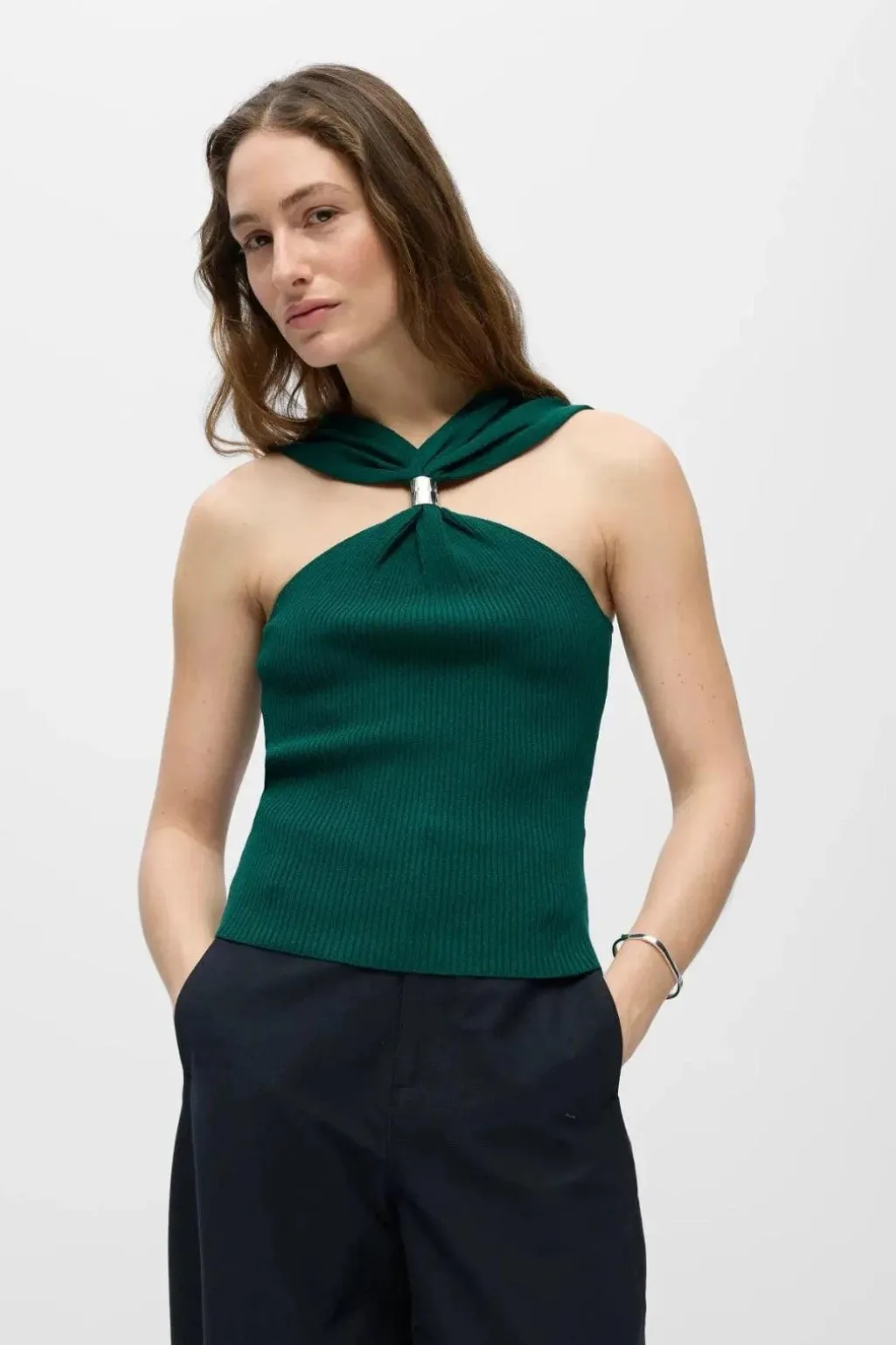 Objcallie S/L Sli Knit Top 144