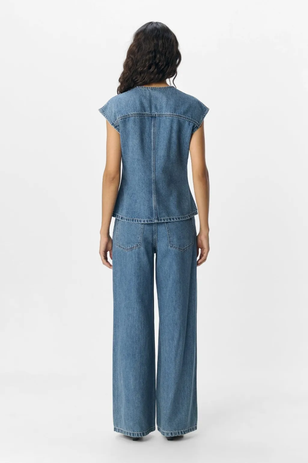 Objdivona Denim S/L Waistcoat 140