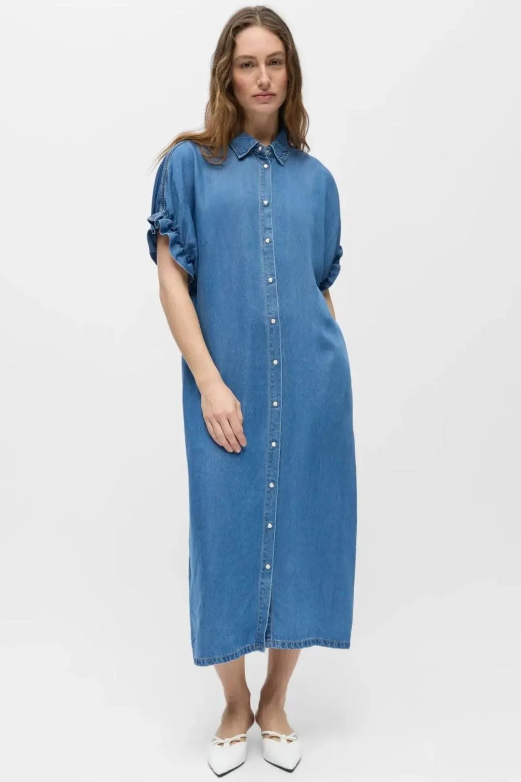 Objframe Tiana 2/4 Lo Denim Dress