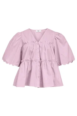 Objhope S/S Re V-Neck Top