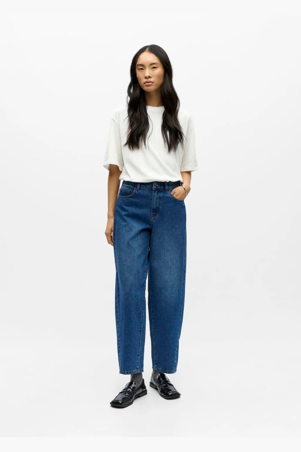 Objmiu Zoe Barrel Ankle Jeans