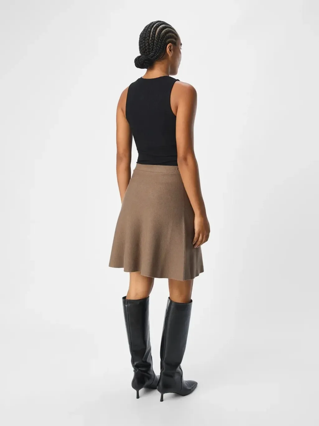 Objreynard Short Knit Skirt