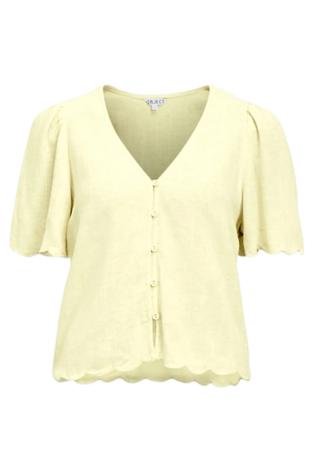 Objsanne 2/4 Lo V-Neck Top