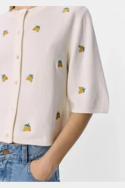 Objthess 3/4 Sleeve Cardigan