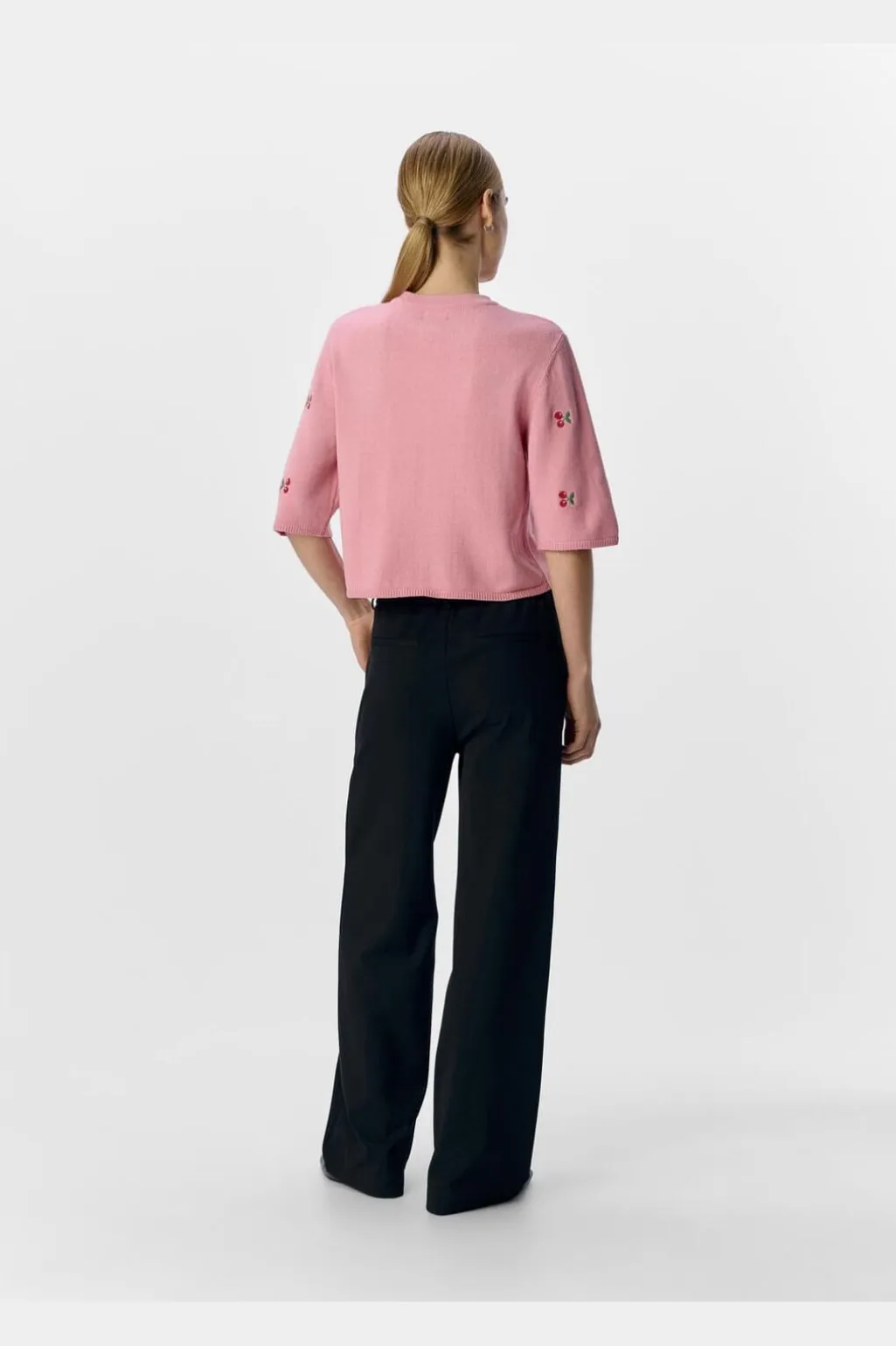 Objthess 3/4 Sleeve Cardigan