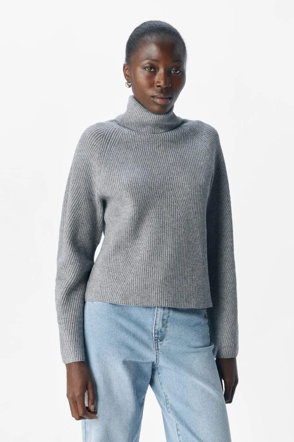 Objviola Ls Lo Rollneck Knit