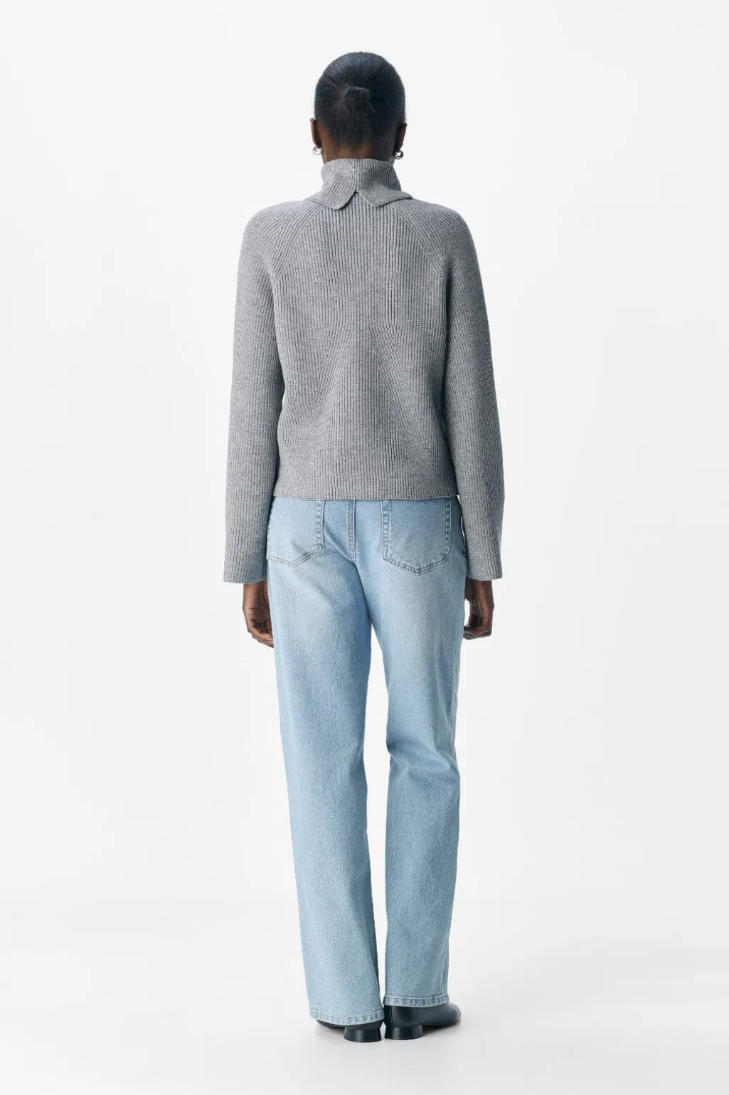 Objviola Ls Lo Rollneck Knit