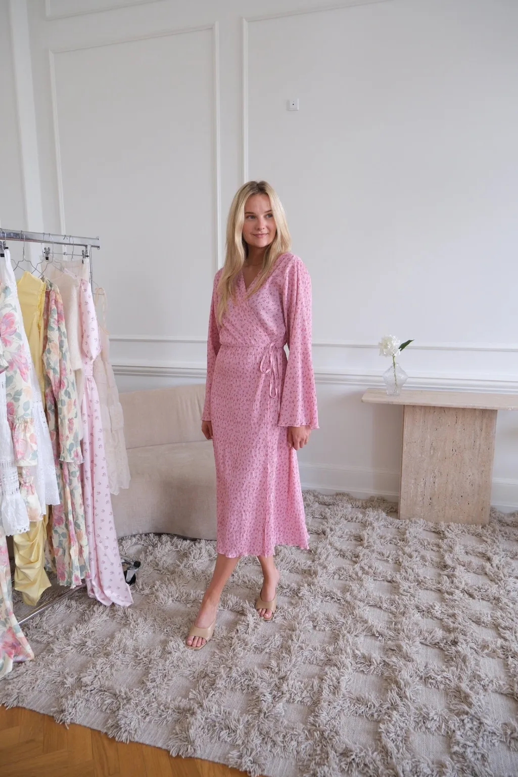 Ofeliaic Long Wrap Dress A23640