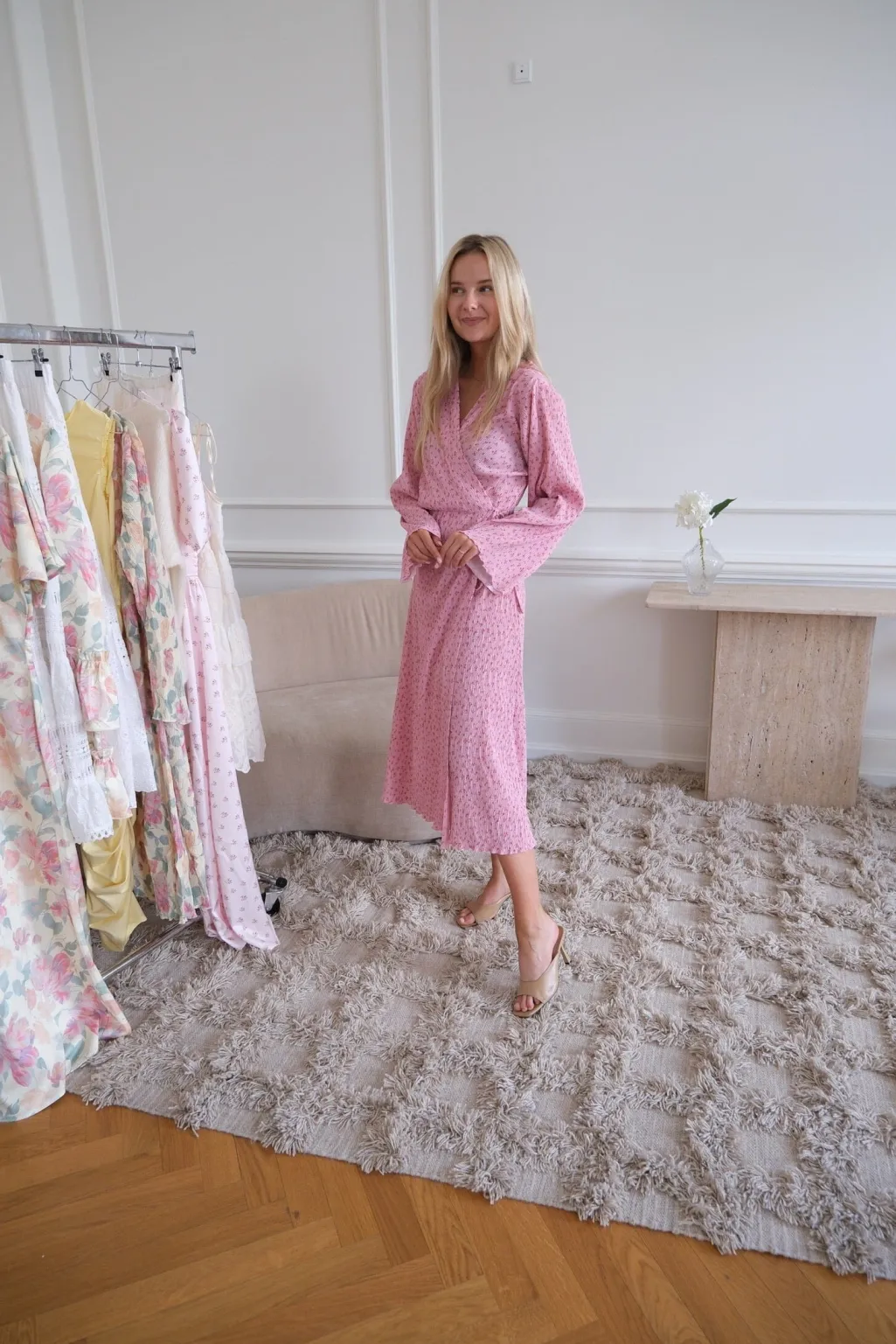Ofeliaic Long Wrap Dress A23640