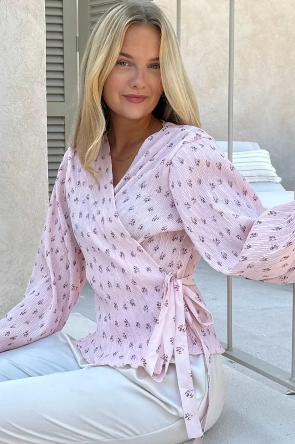 Ofeliaic Wrap Shirt A23939