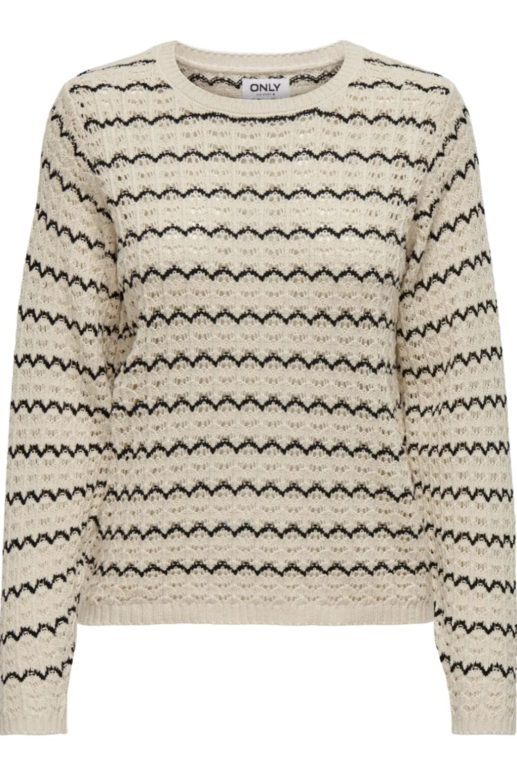 Onlasa Ls Structure O-Neck Knt
