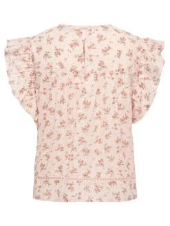Onlasha Sl Frill O-Neck Top