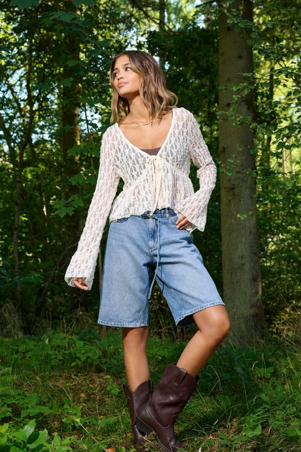 Onlaya Lace Cardgian