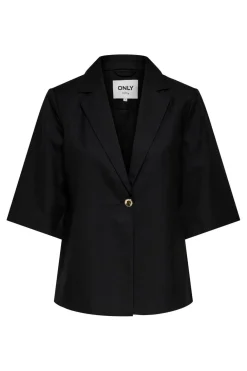 Onlbaia 2/4 Linen Bl Blazer Tlr