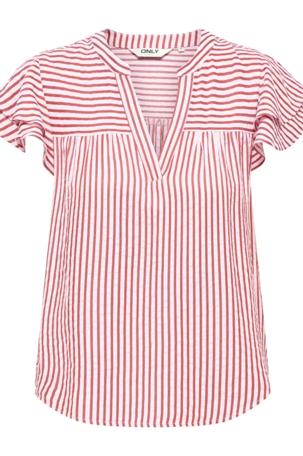 Onlbari Sl Frill V-Neck Top